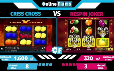 CRISS CROSS A RESPIN JOKER: SROVNÁVACÍ RECENZE AUTOMATŮ
